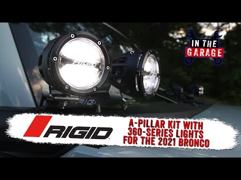 Rigid A-Pillar with 360 Driving and 360 Spotlights for the 2021 Ford Bronco -  Features and Benefits