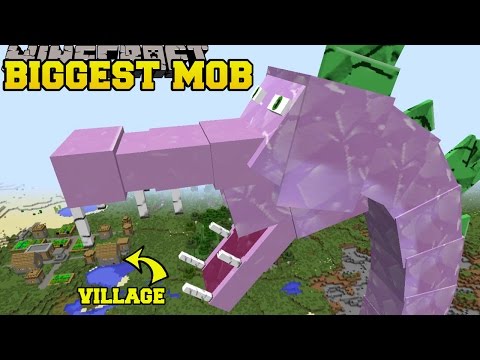 Minecraft: BIGGEST MOB IN MINECRAFT (SPIKEZILLA IS HERE!) Mod Showcase