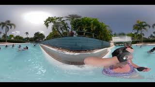 Rambling Bayou Lazy River 360 pov Adventure Island Tampa Bay Florida