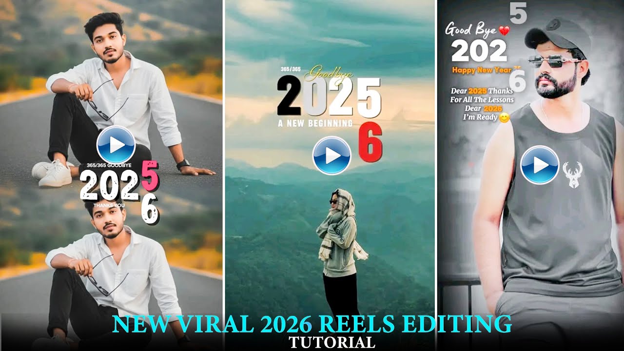 Happy New Year 2026 Video Editing Capcut | Happy New Year Reels Editing | Capcut Template Mnv Editor