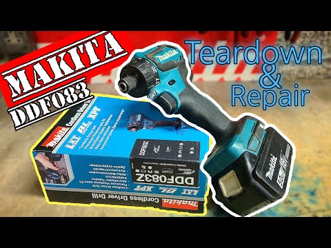 2 Vidoes in 1, Makita DDF083 Driver TEARDOWN and REPAIR.