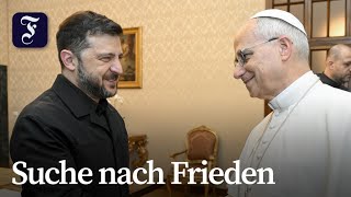 Papst bietet Putin und Selenskyj Verhandlungen an