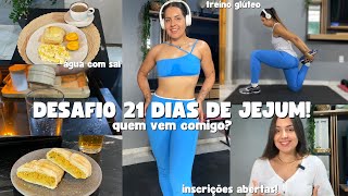 VLOG: Vai começar nosso DESAFIO DO JEJUM! água com sal,limpando casa,musculação em CASA ROTINA 05:30