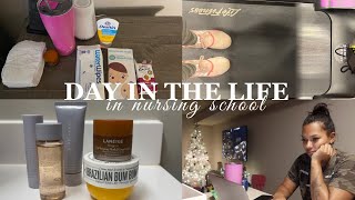 REALISTIC DAY IN THE LIFE in nursing school; with a newborn and toddler