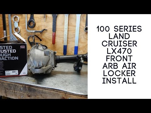 100 Series Land Cruiser Front ARB Locker Install