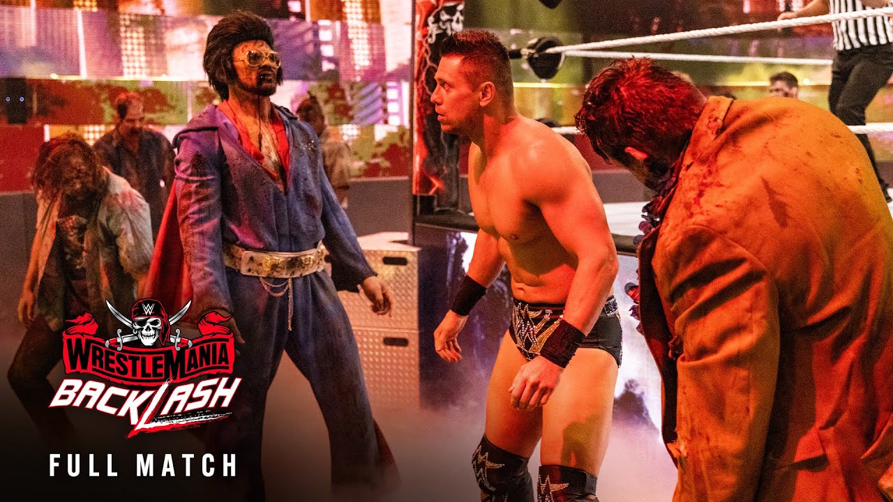 FULL MATCH: Damian Priest vs. The Miz | Lumberjack Match: WrestleMania Backlash 2021
