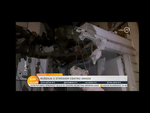 JOVANOVA ULICA- RUŠENJE IZMEĐU DVE ZGRADE STARE JEDAN VEK OD KOJIH JE JEDNA POD ZAŠTITOM DRŽAVE