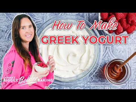 How to Make Greek Yogurt with Just 2 Ingredients!