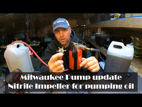 Milwaukee 2771-20 transfer pump update. Pumps oil and diesel, updated video!