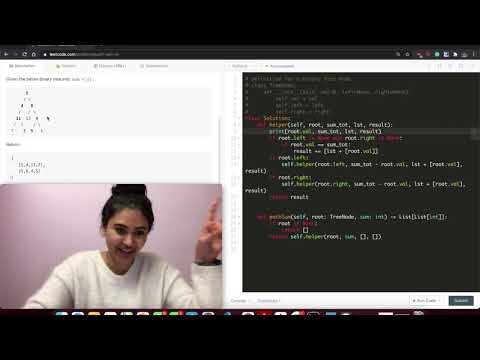 Leetcode 113 Path Sum Ii Explained In English Python Java