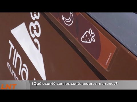 ¿Qué ocurrió con los contenedores marrones?