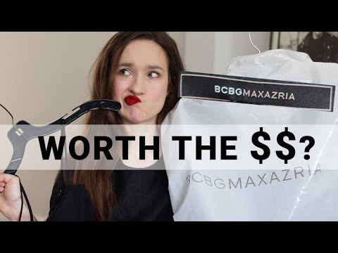 IS BCBGMAXAZRIA WORTH THE HIGH PRICE TAG? | REVIEW AND TRY ON | BCBGMAXAZRIA DRESSES