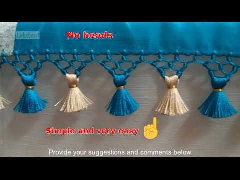 I Mastered Saree Kuchu Tassel in RECORD Time Without Beads