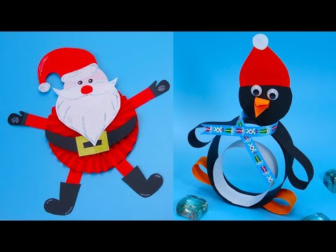DIY christmas How to make paper penguin Easy paper crafts