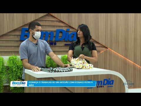 Conheça o trabalho de um artesão com ecobags feitas à mão 30 11 2022