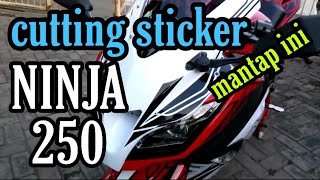 preview picture of video 'cutting sticker ninja 250 fi bro ERIC bang toyib KNC SURABAYA by yosef sticker surabaya'