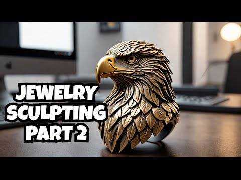 zbrush jewelry eagle Ring pt 5 eagle ring scooping
