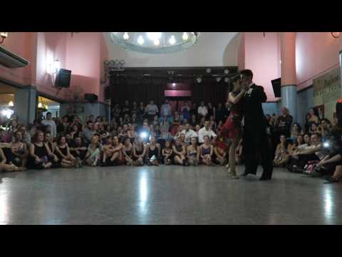  Virginia Gomez  and  Christian Marquez  are  dancing  at  Argentina Salon Tango Festival  in  2017
