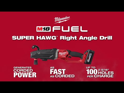 Milwaukee® M18 FUEL™ SUPER HAWG™ Right Angle Drill