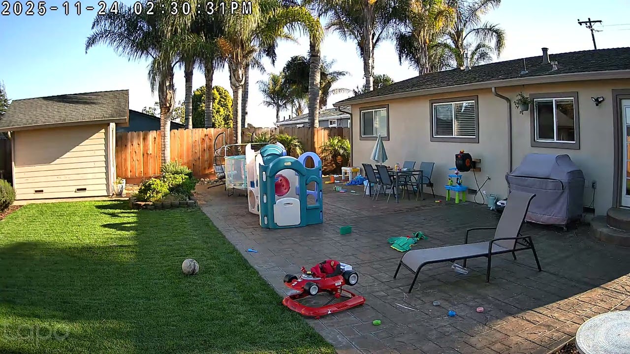 TP-Link Tapo C615F - Daytime example - YouTube