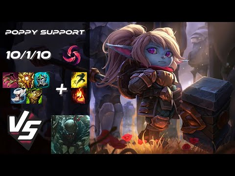 SUPPORT Poppy vs Pyke - NA Grandmaster Patch 14.12