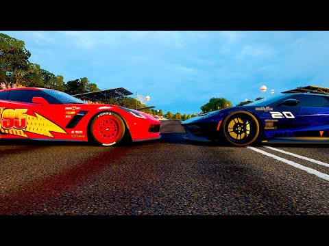 Forza Horizon 4 Pixar Cars 3 Cinematic - Recreating Movie Scenes!