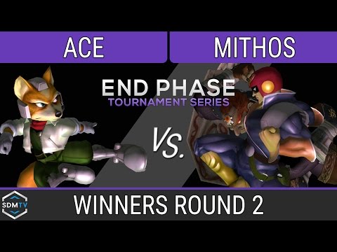 End Phase 13 - TtBT | B2S | Ace (Fox) vs. Mithos (Ganon/Falcon) - SSBM WR2 - Smash Melee