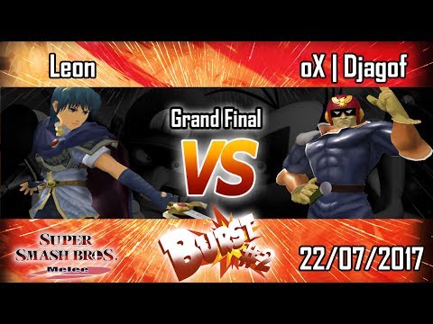 BURST#2 - Grand Final - 0x|Djagof (Cpt. Falcon/Fox) vs Leon (Marth/Sheik) - SSBM
