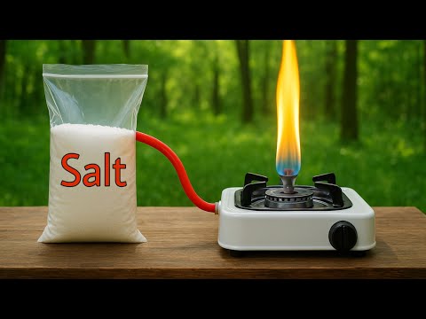 No More Gas Cylinders… Thanks to Salt, Free Gas Forever