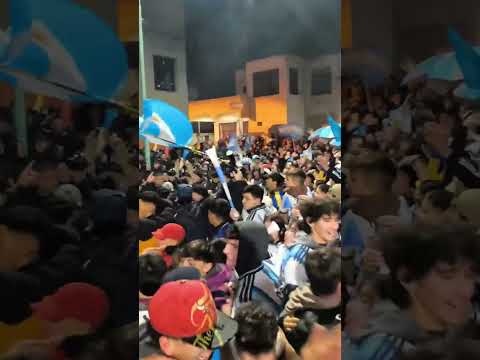 ARGENTINA ESTA ENTRE LOS 4 MEJORES DEL MUNDO Y ASI SE FESTEJA EN ARRECIFES