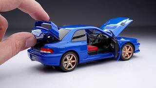 Unboxing of Subaru Impreza WRX STI 💙 Diecast Model Car