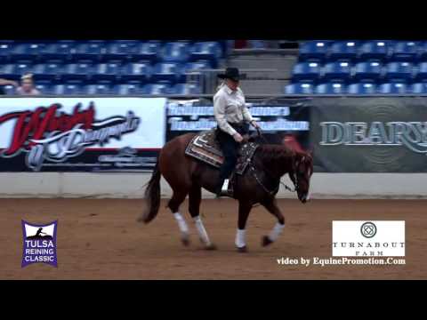 Gunnersspecialsister ridden by Kelle L. Smith  - 2016 Tulsa Reining Classic (NP Futurity)