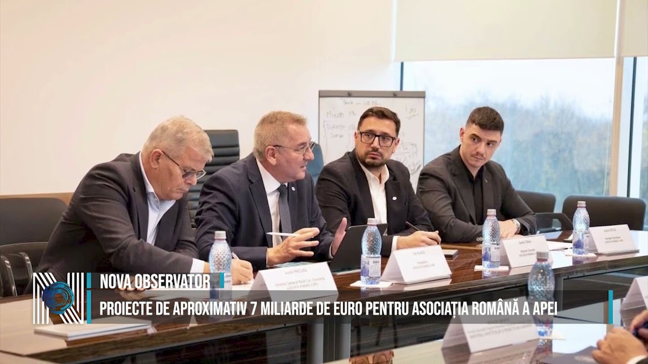 Proiecte de aproximativ 7 miliarde de Euro pentru Asociația Română a Apei