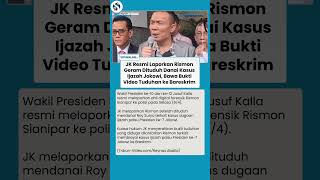 Geram Dituduh Danai Ijazah Palsu Jokowi, JK Seret Rismon ke Polisi: Bawa Bukti Video Tuduhan