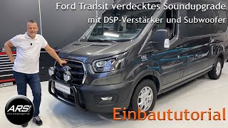 Soundupgrade mit Subwoofer für Ford Transit und Transit Custom | Einbaututorial 
