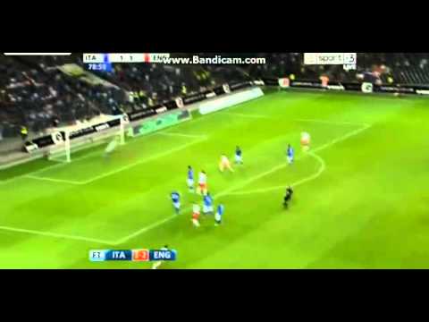 DEFOE AMAZING GOAL! England - Italy 2-1  Italia [Inglaterra 1-2 Amichevole] 2012