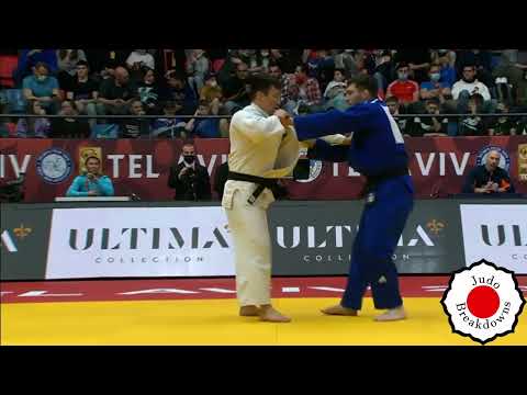 Judo Mens - Yersultan Muzapparov vs. Jesper Smink - U90 Grand Slam Tel Aviv 2022