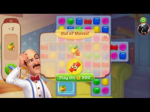 Homescapes level 51 walkthrough