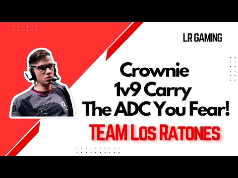 Crownie 1v9 Carry – The ADC You Fear! #crownie