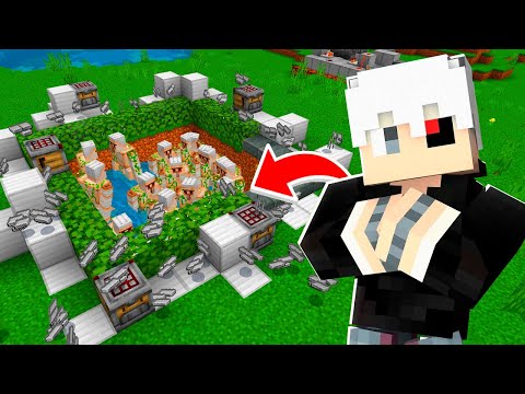 BEST SIMPLE and EFFICIENT IRON FARM in MINECRAFT BEDROCK 1.21