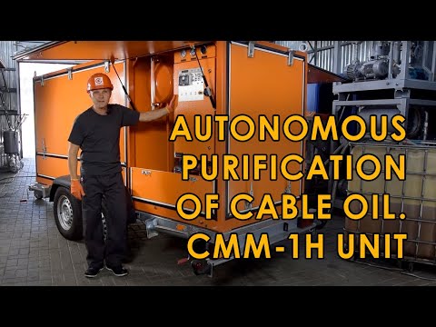 Сable Oil Filtration Machine CMM-1H with Generator