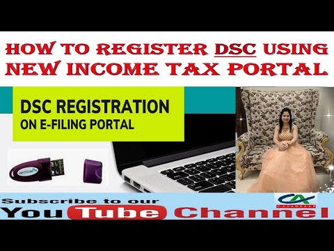 How to Register DSC using New Income Tax e-Filing Portal