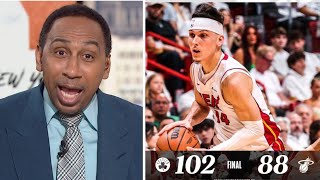 Miami's season in jeopardy thanks to Derrick White- ESPN reacts Heat's ugly 102-88 loss to Celtics