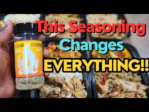 Healthy Meal Prep with AC Barbecue’s Lemon Stepper Seasoning | Easy BBQ Recipes for the Week!