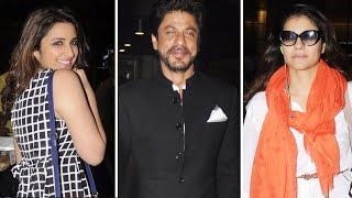 Shah Ruh Khan, Kajol, Arjun Kapoor Spotted At Mumbai Airport