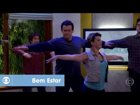 Bem Estar: Fernando Rocha se esforça na dancinha