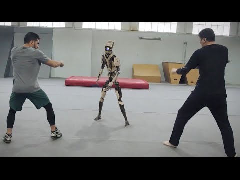 Wonder Studio Ai | Robot Fighting Humans No Mocap Suit Needed!! Robot Replaces Human Actor