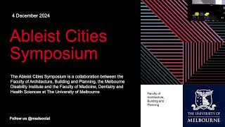 2024 Ableist Cities Symposium