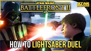 Battlefront 2 Tips | How To Lightsaber Duel Battlefront Tips