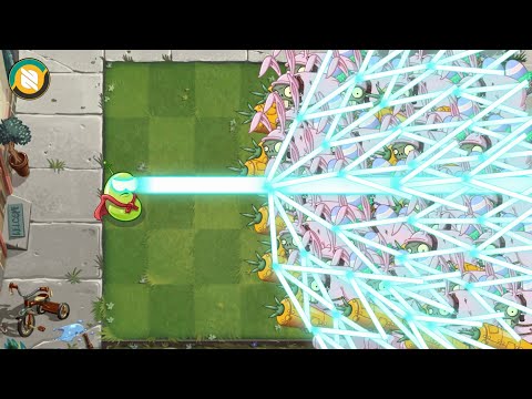 Pvz 2 Challenge - 100 Plants Max Level Vs 100 Spring Gargantuar !! Plants Vs Zombies 2